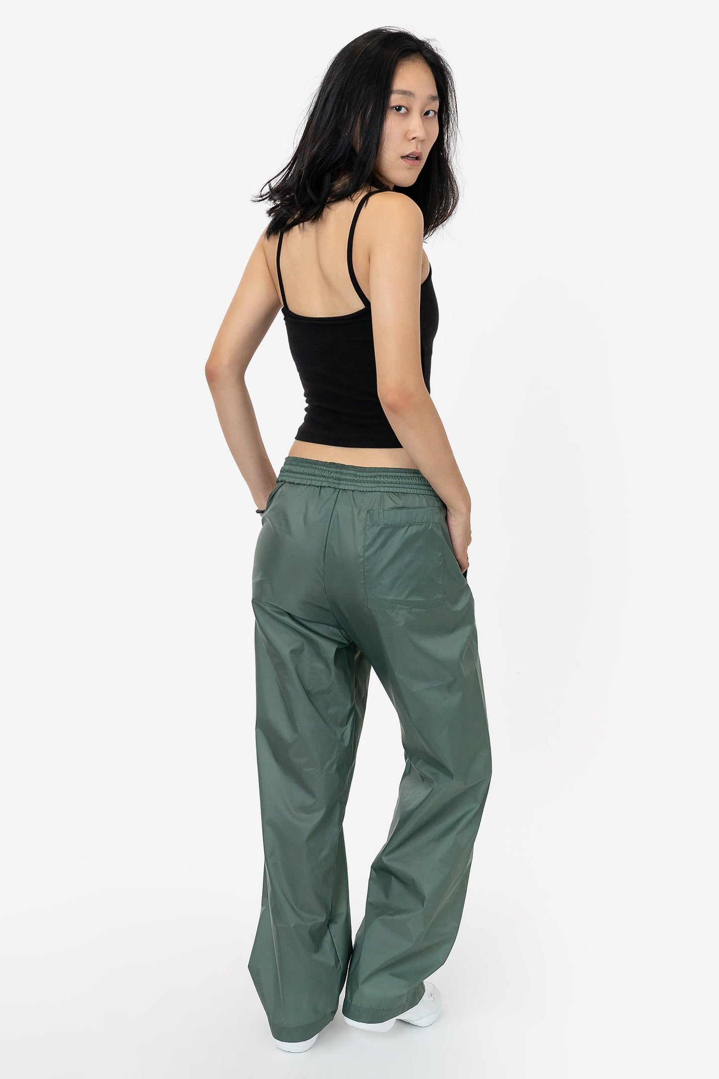 RNF445 Unisex - Lightweight Nylon Taffeta Wide Leg Pant