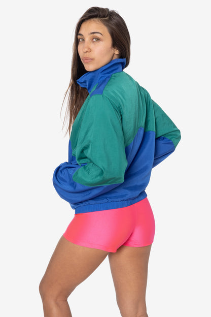 RNF555C - Nylon Crinkle Zip-Up Colorblock Windbreaker