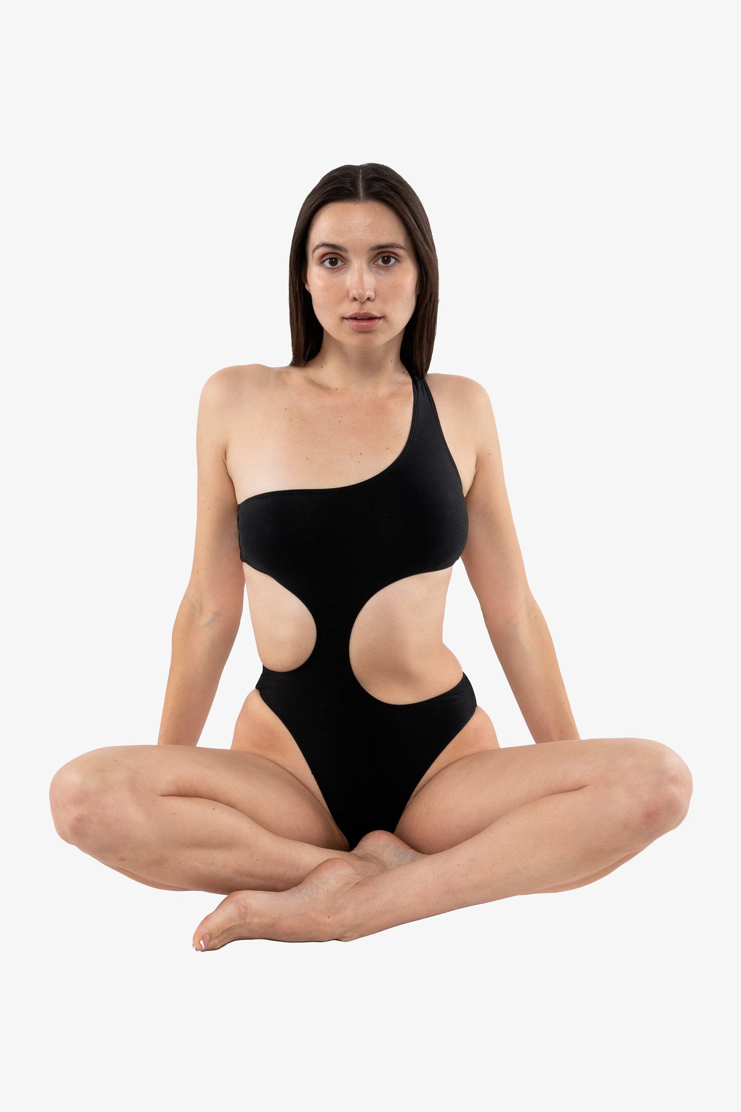RNT120 - Asymmetrical One Piece Swimsuit