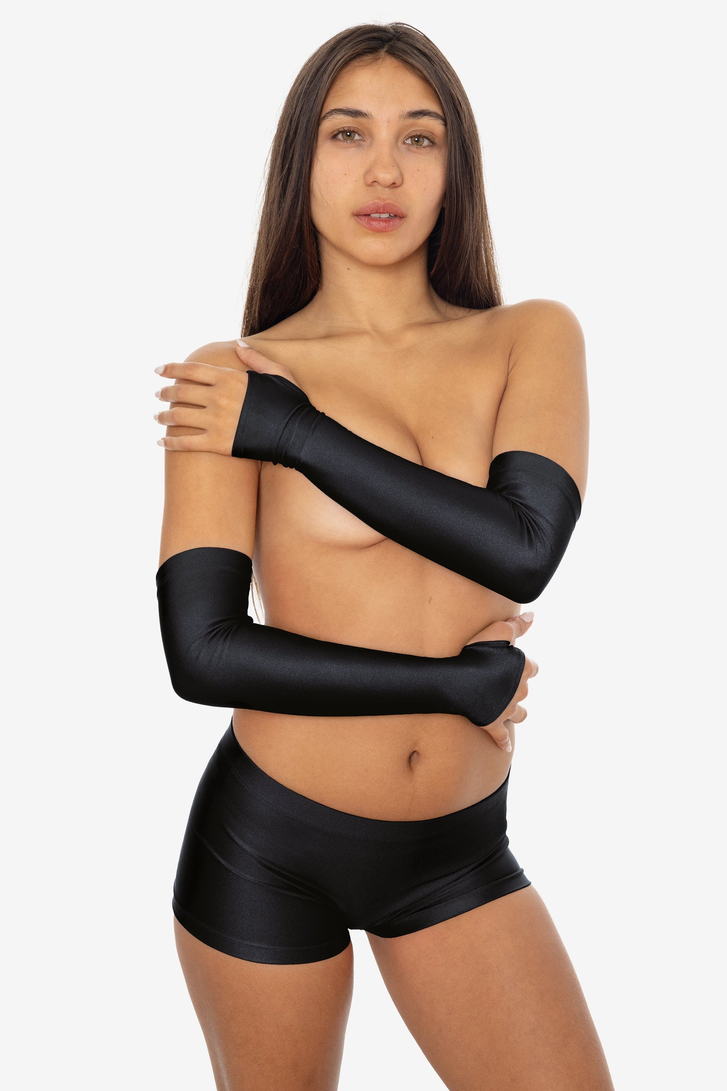 RNTGLOVE - Nylon Tricot Fingerless Gloves