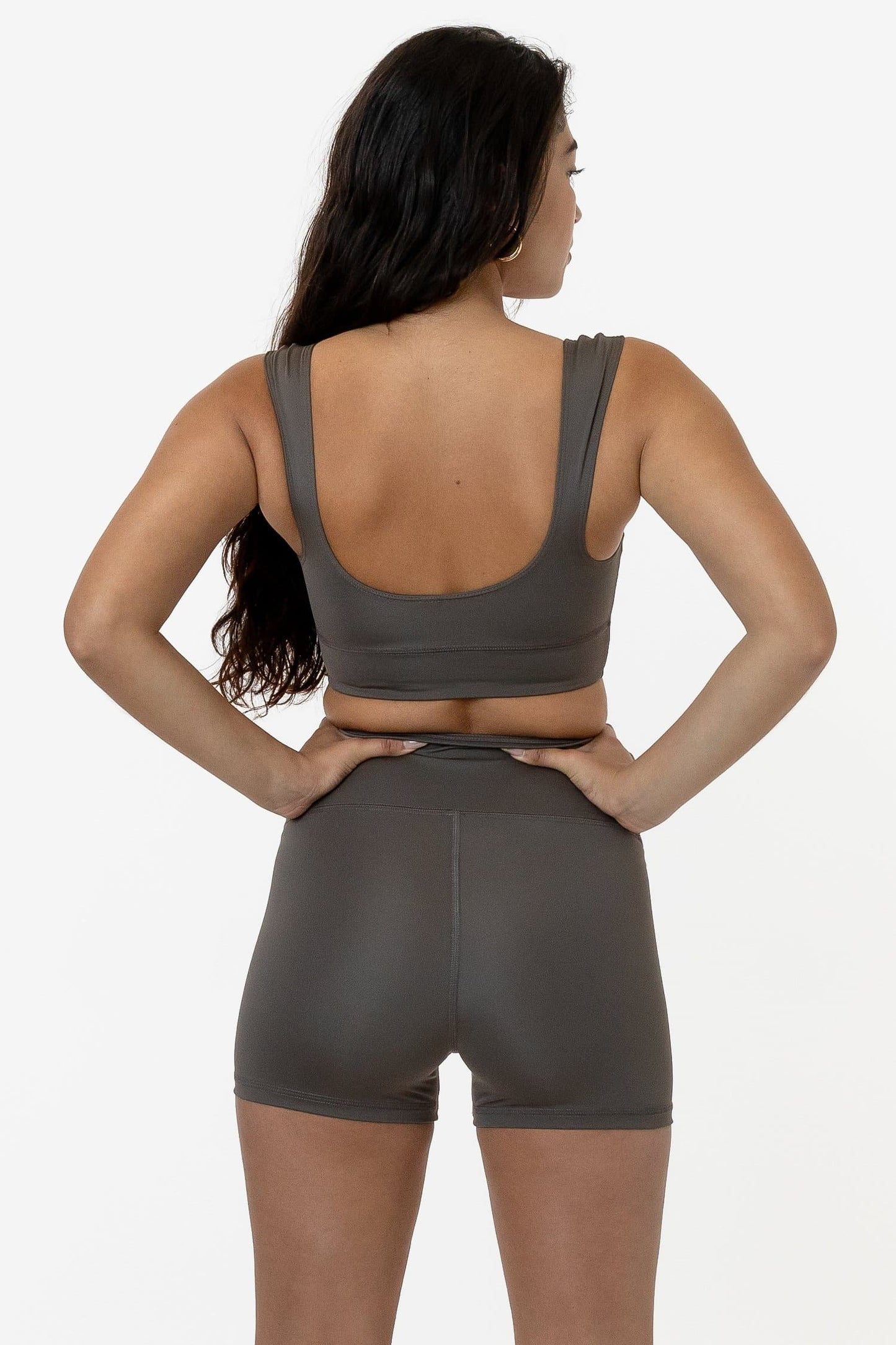RPL055 - Poly Interlock Squareneck Sport Top