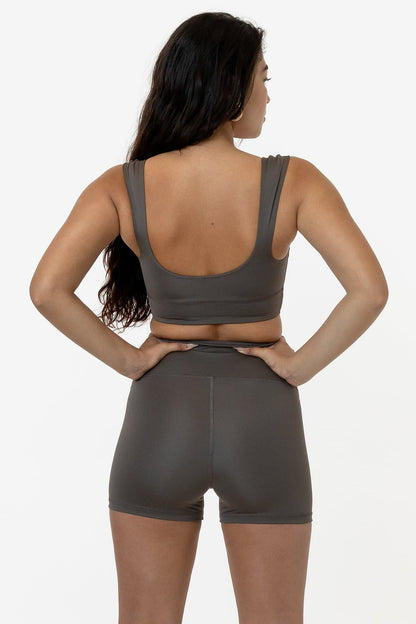 RPL055 - Poly Interlock Squareneck Sport Top