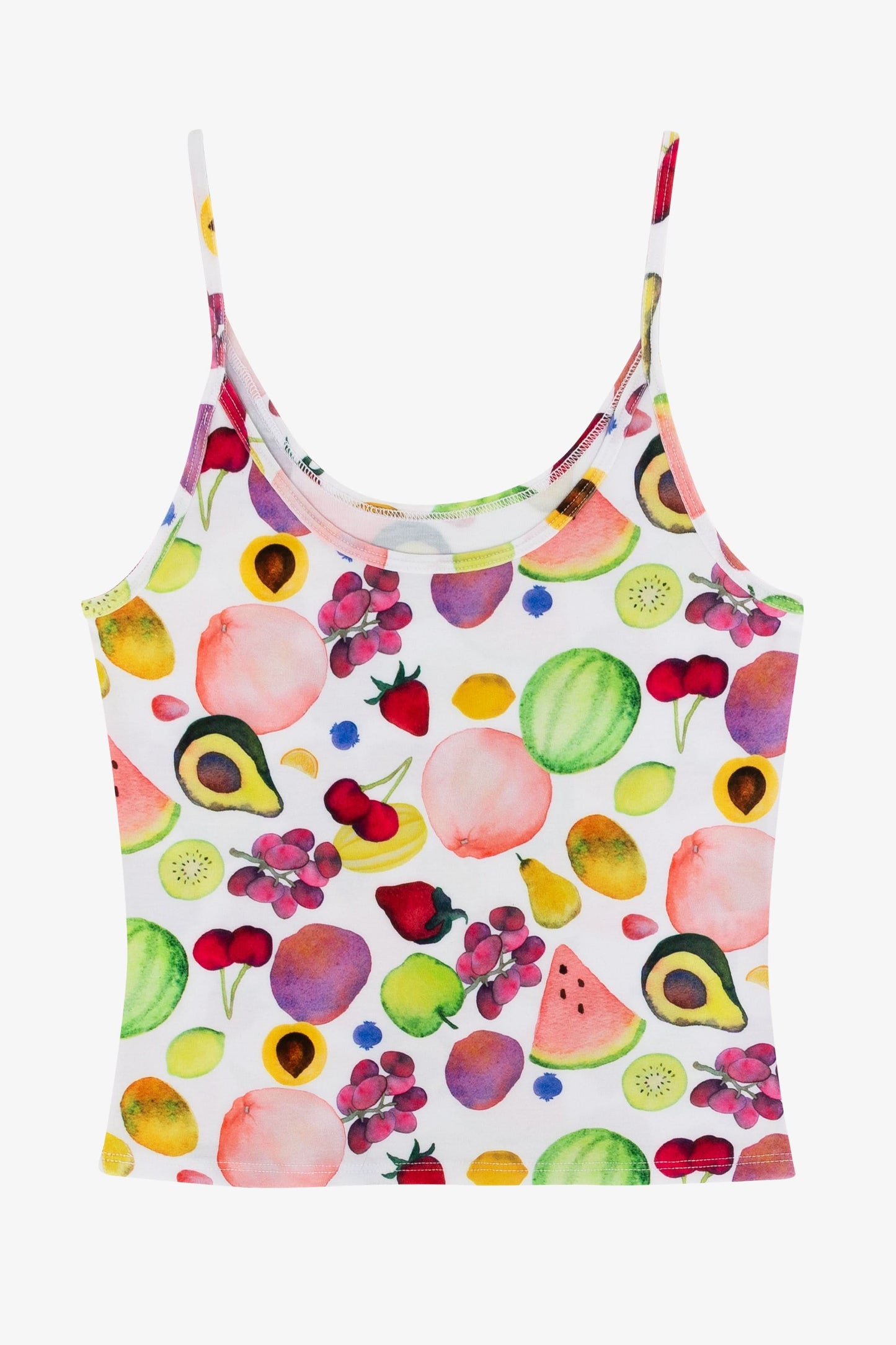 RPL3011P-X - Printed Poly Spandex Tear Drop Tank Top