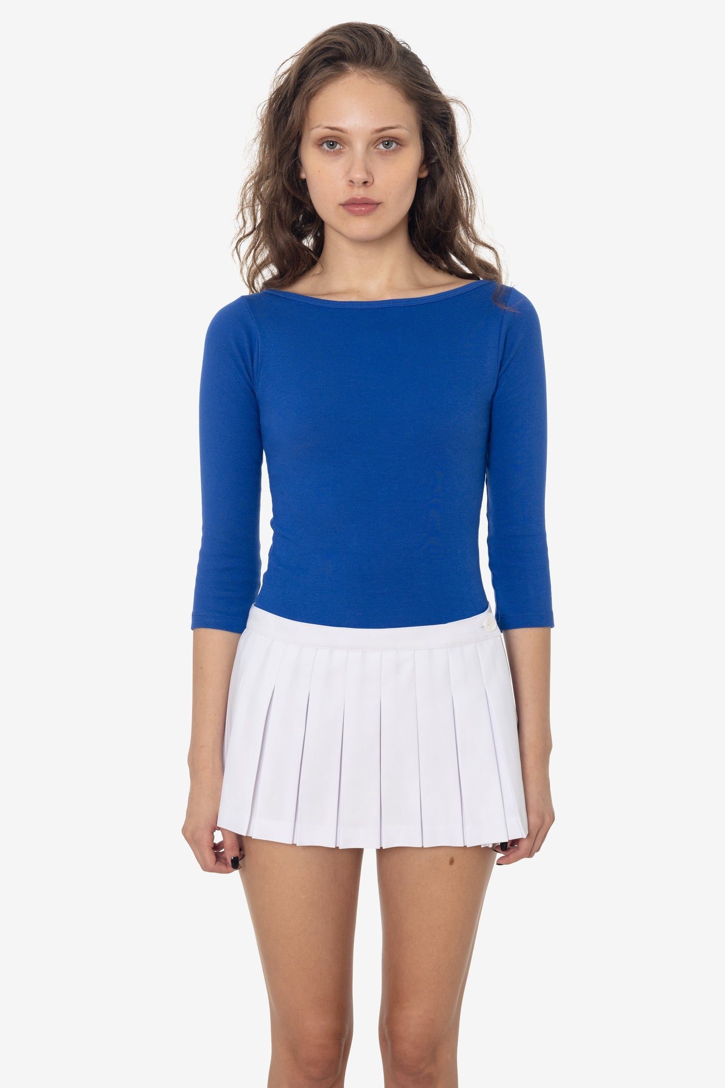 RPR301 - Micro Mini Box Pleat Wrap Skirt