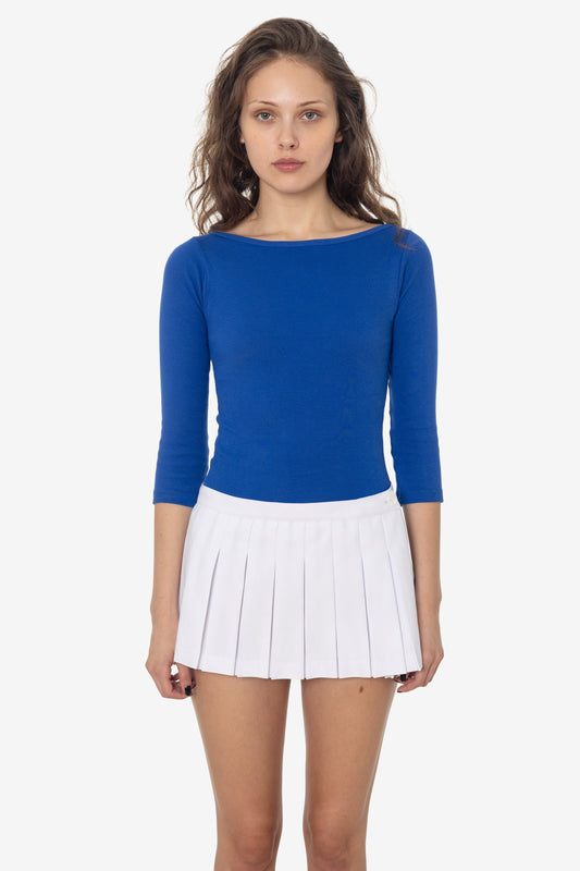 RPR301 - Micro Mini Box Pleat Wrap Skirt