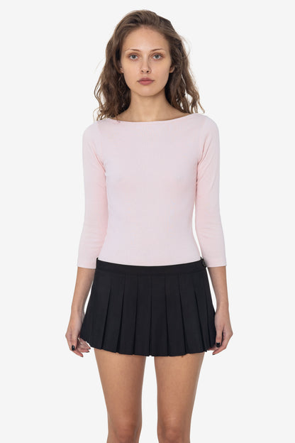 RPR301 - Micro Mini Box Pleat Wrap Skirt