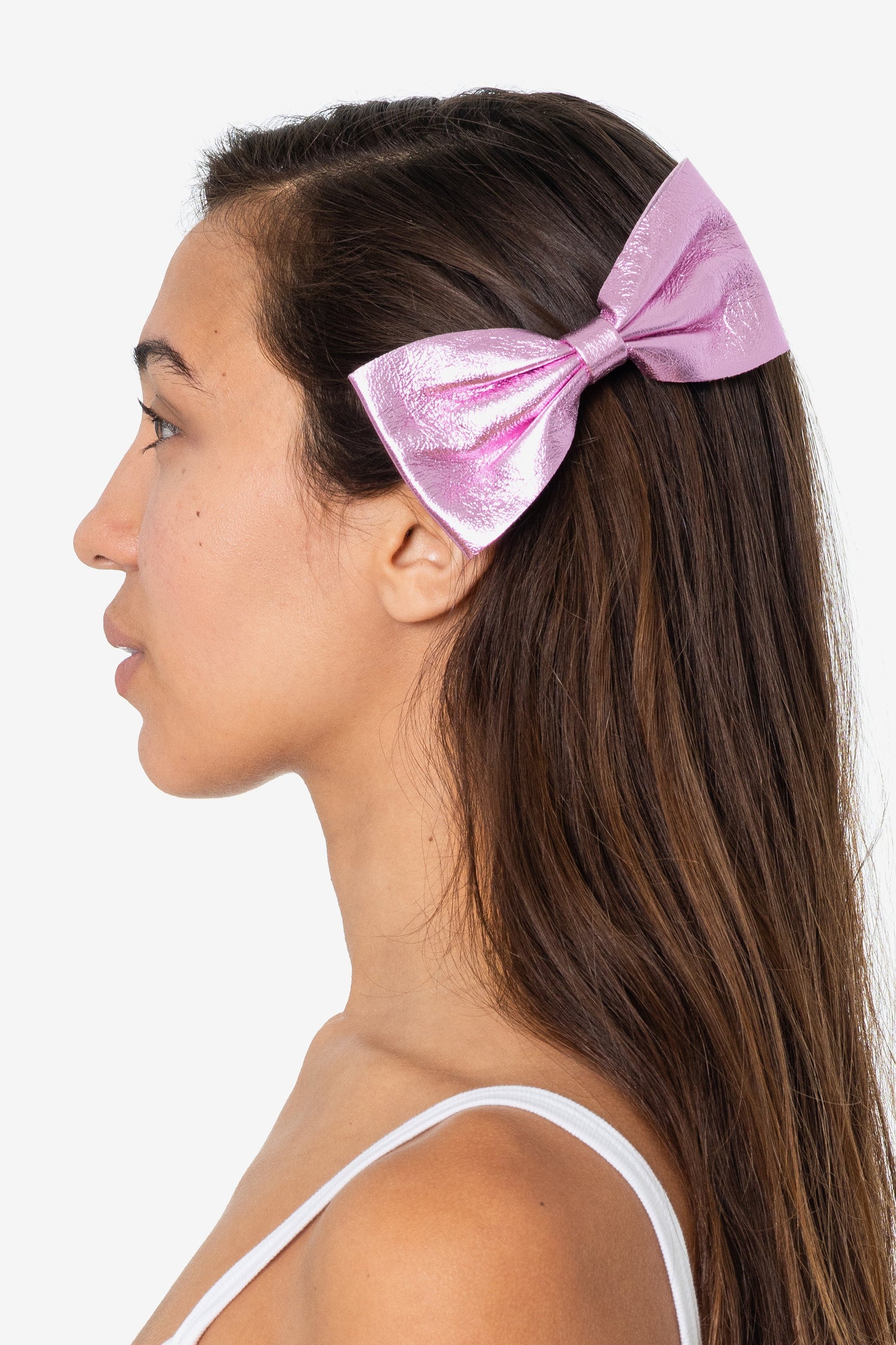 RSALH509 - Classic Leather Bow Clip