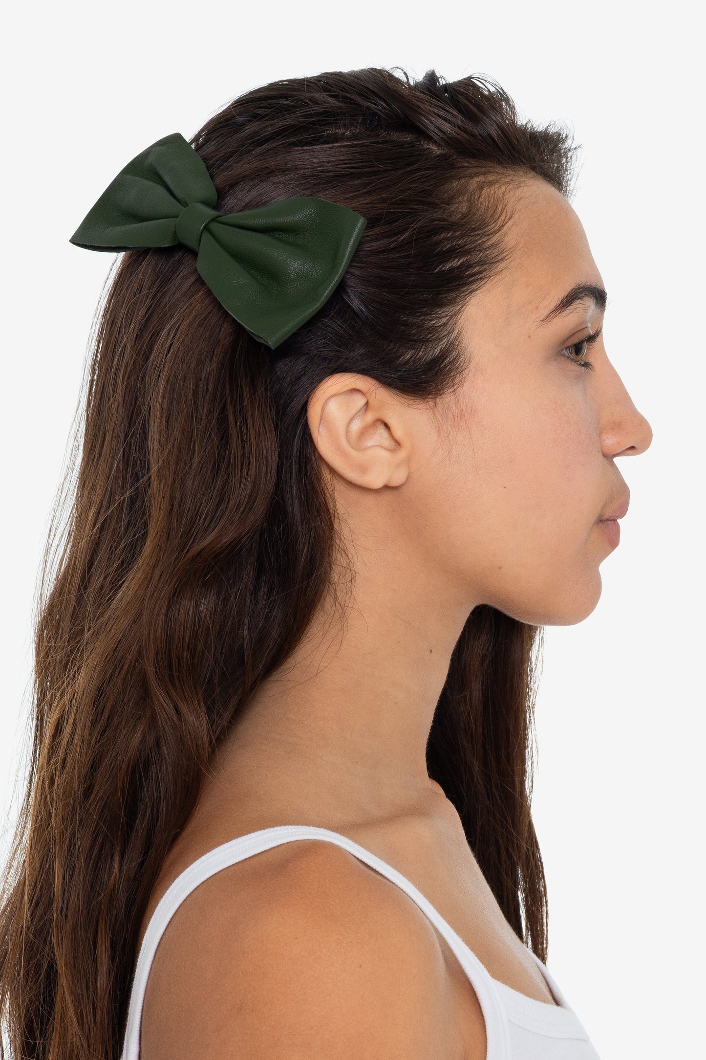 RSALH509 - Classic Leather Bow Clip