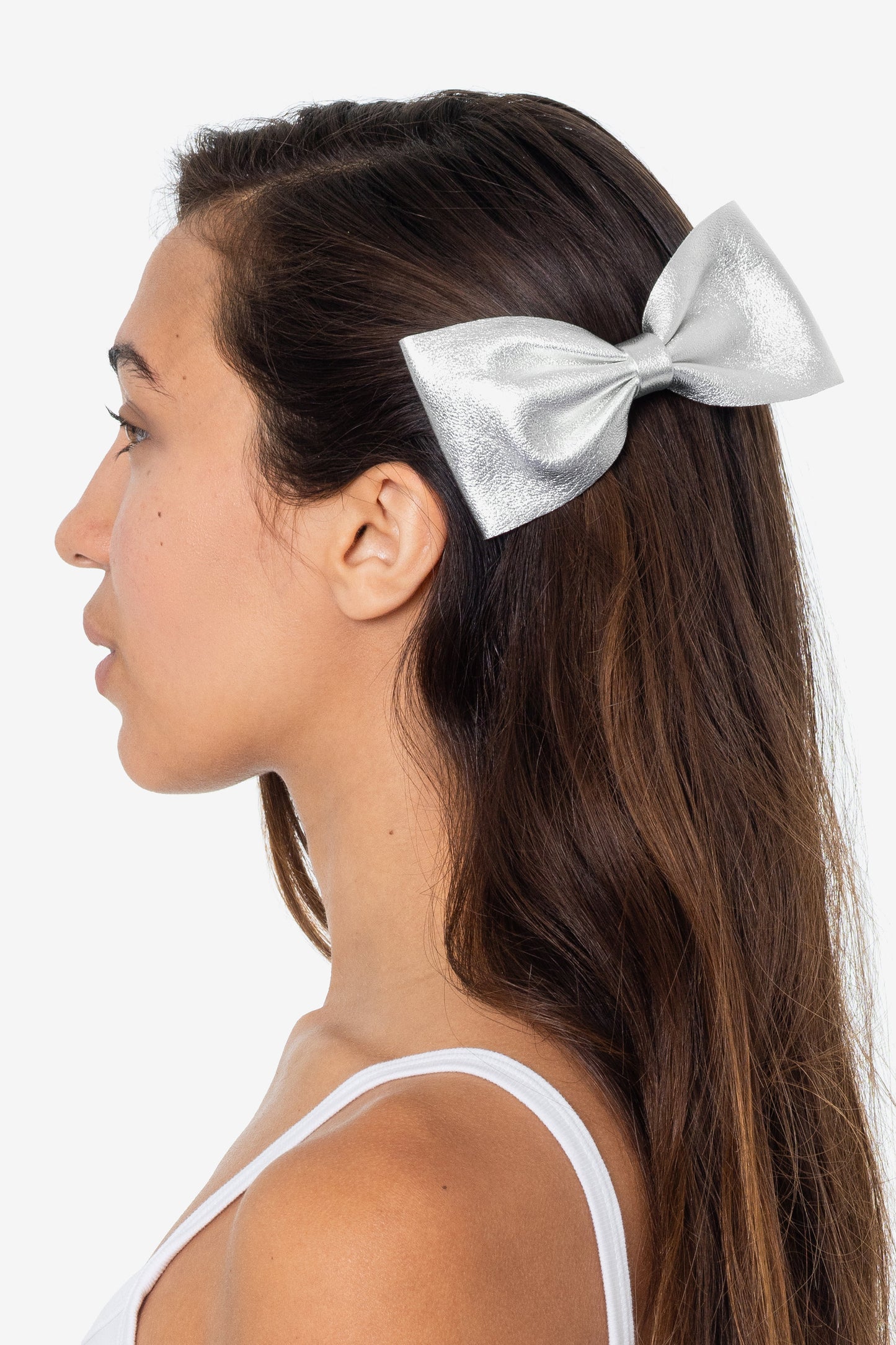 RSALH509 - Classic Leather Bow Clip