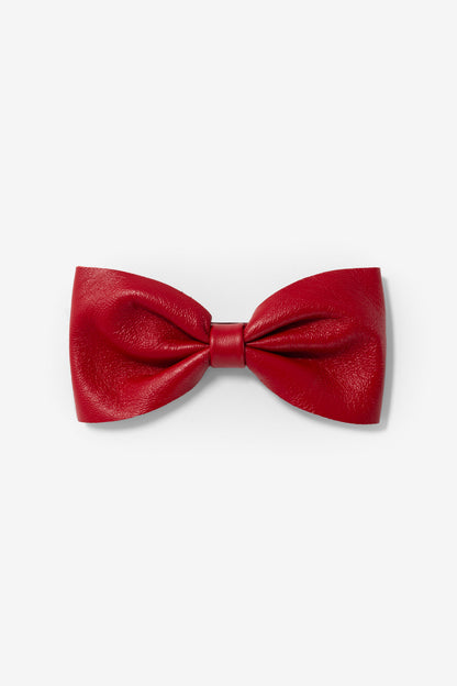 RSALH509 - Classic Leather Bow Clip