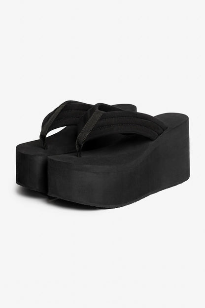 RSHOE01 - Platform Wedge Thong Sandal