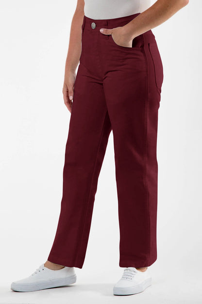 RTWL01 - Twill Work Pants Burgundy
