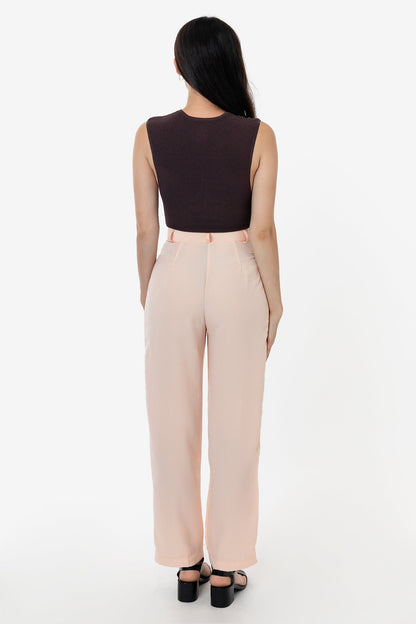 RSAPP350 - Poly Pleated Straight Leg Pant