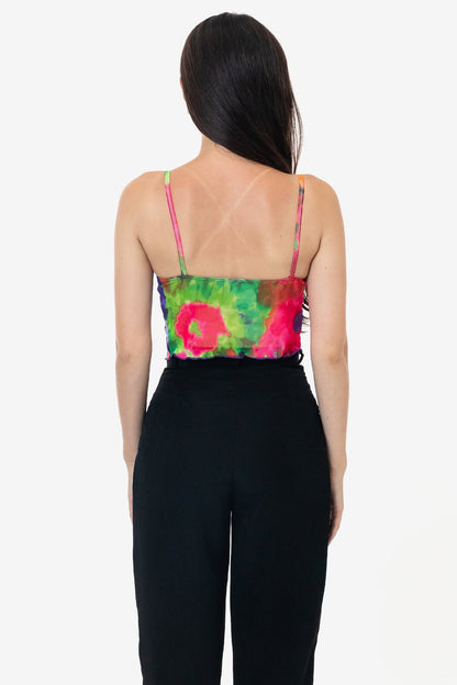 RNS778P - Printed Micro Mesh Spaghetti Tank