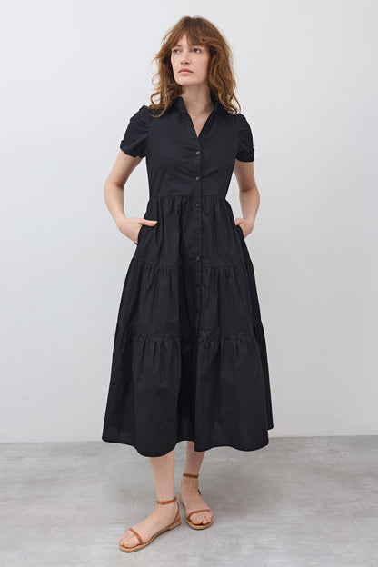 Breaking Free Long Poplin Dress
