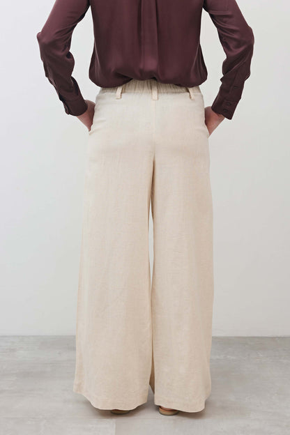 The Wide Leg Linen Trousers