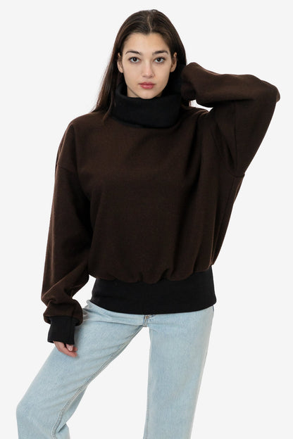 RWHR313 - Turtleneck Sweater with Heavy Cotton Rib