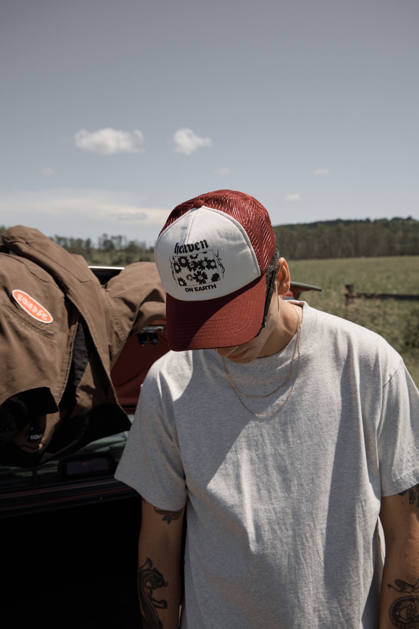 AFENDS Mens Heaven - Trucker Cap - White