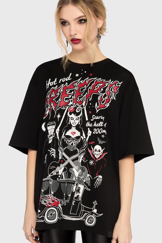 Scaring Hell Boxy T Shirt