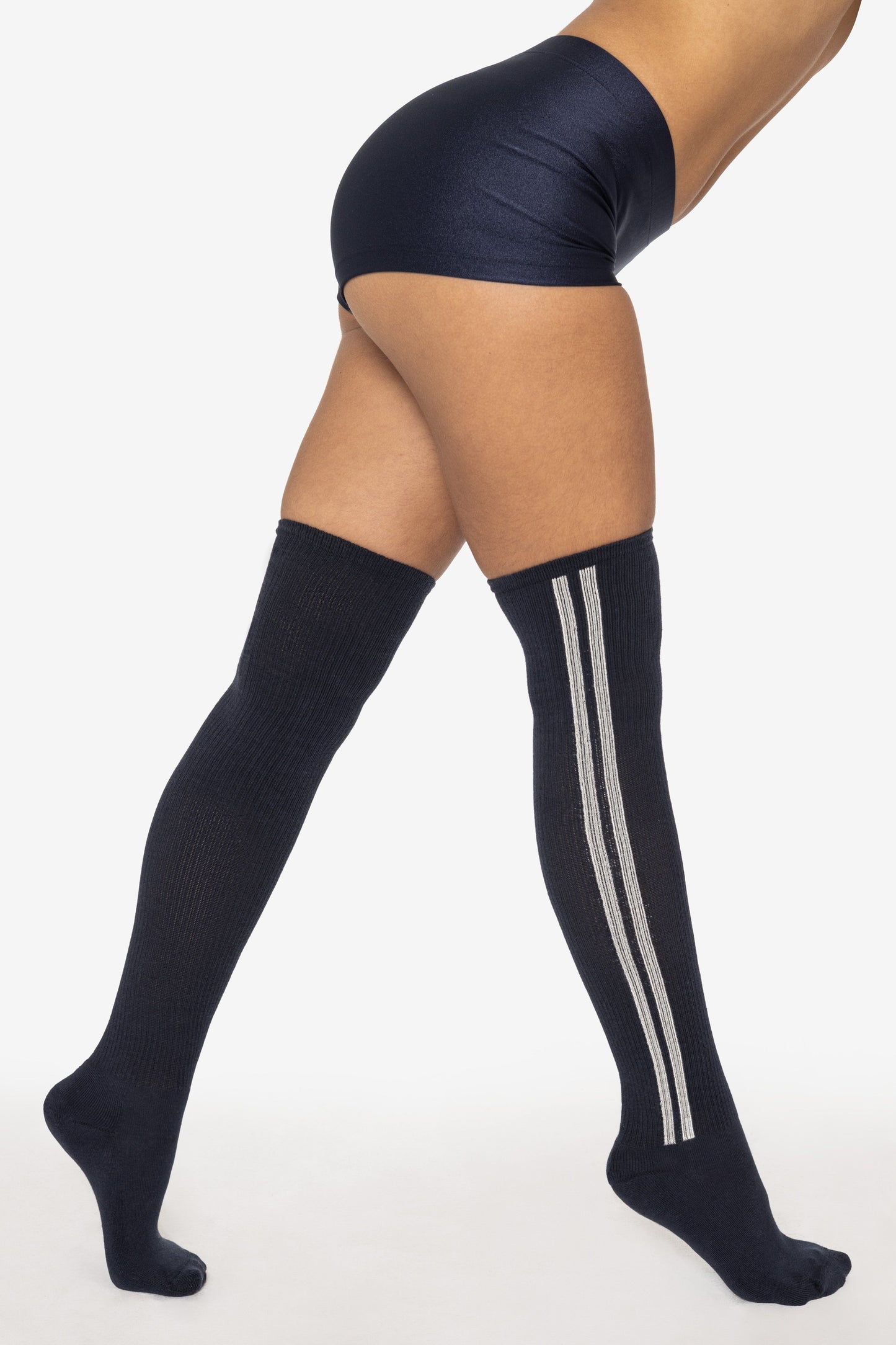 SCRSTRSOCK - Classic Soccer Stripe Over The Knee Sock