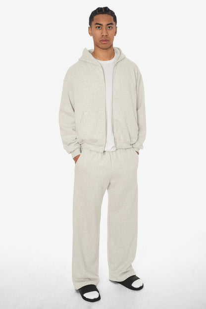 SF410 - 12oz Scour Fleece Cropped Zip Up Hoodie