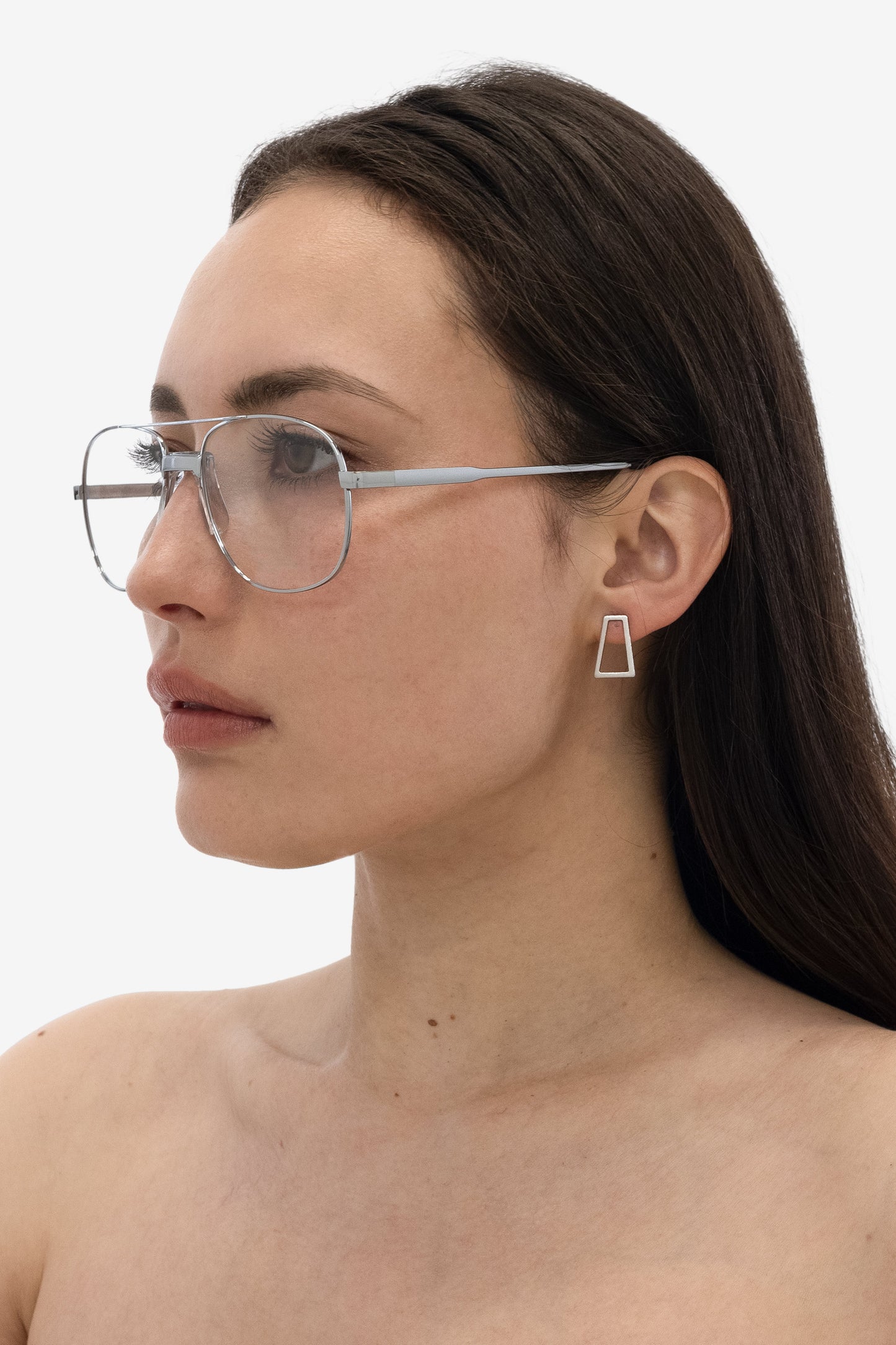 JWL104 - Trapezoid Stud Earrings
