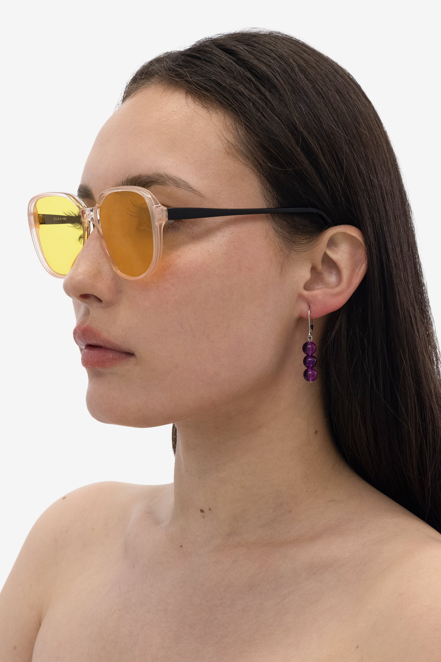 JWL8DE - 8MM Triple Beaded Drop Earrings