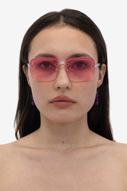 JWL8DE - 8MM Triple Beaded Drop Earrings