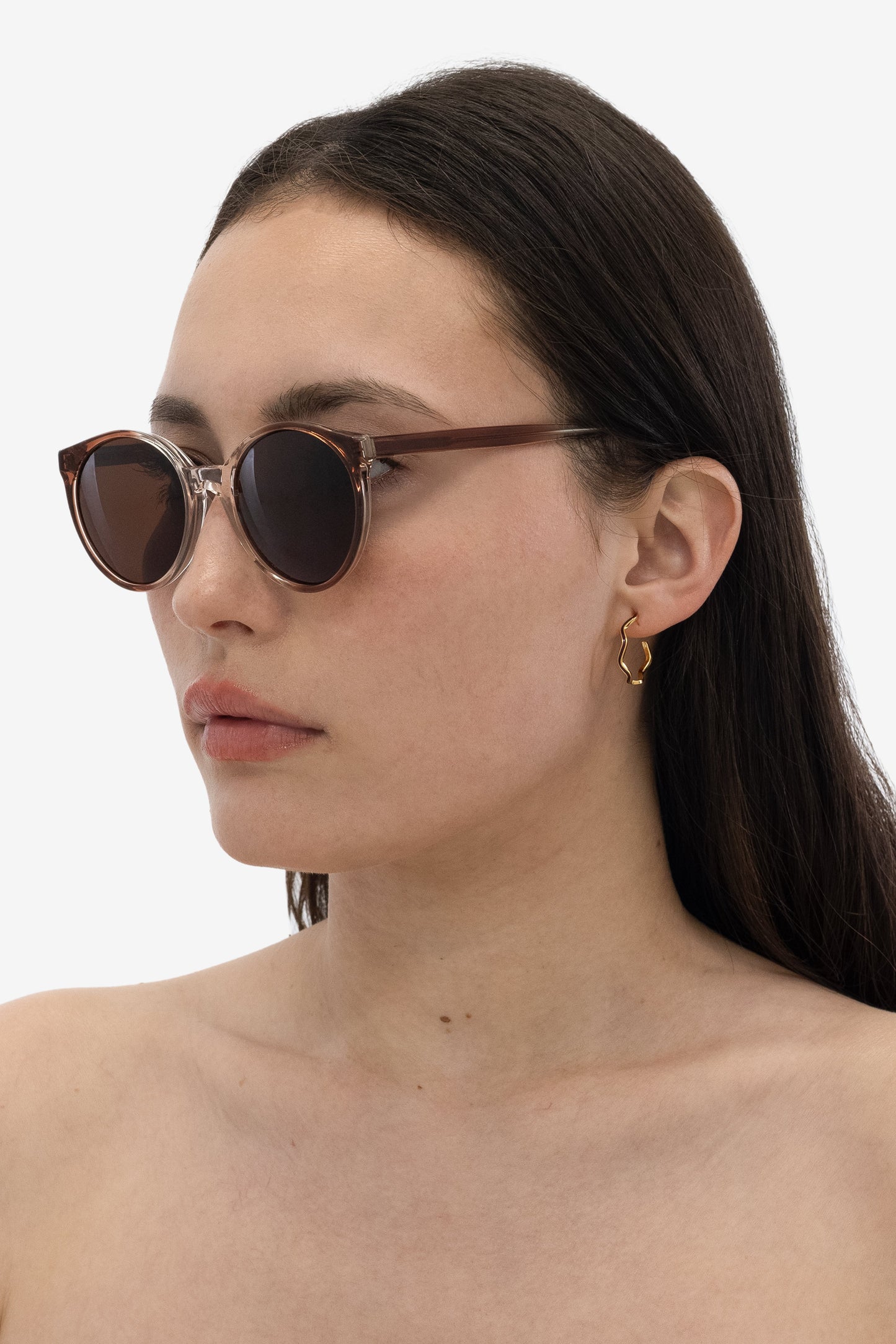 JWLWEH - Wavy Enameled Hoop Earrings