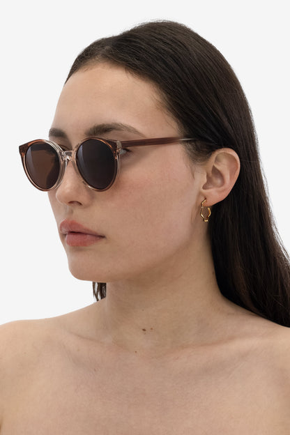 JWLWEH - Wavy Enameled Hoop Earrings