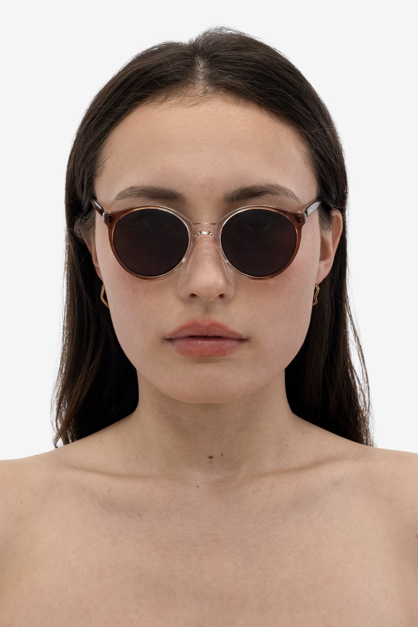 JWLWEH - Wavy Enameled Hoop Earrings