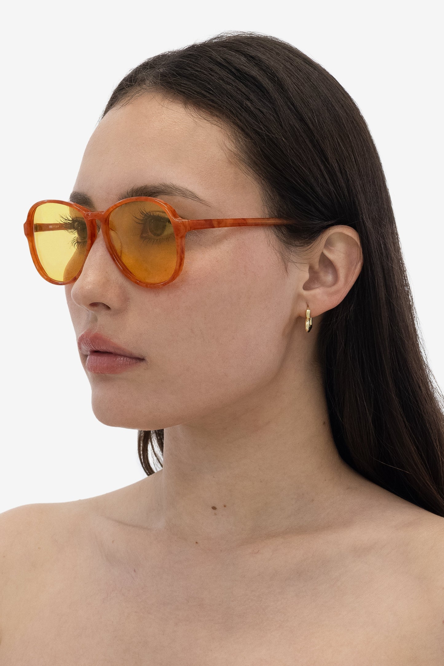 JWL106 - Heart Huggie Earrings