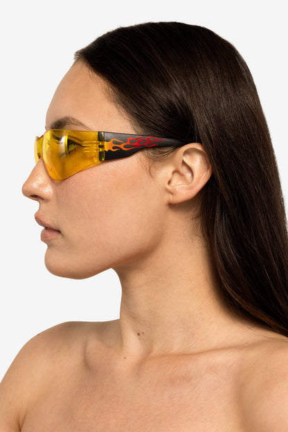 SGVN55 - Drifting Yellow Sunglasses
