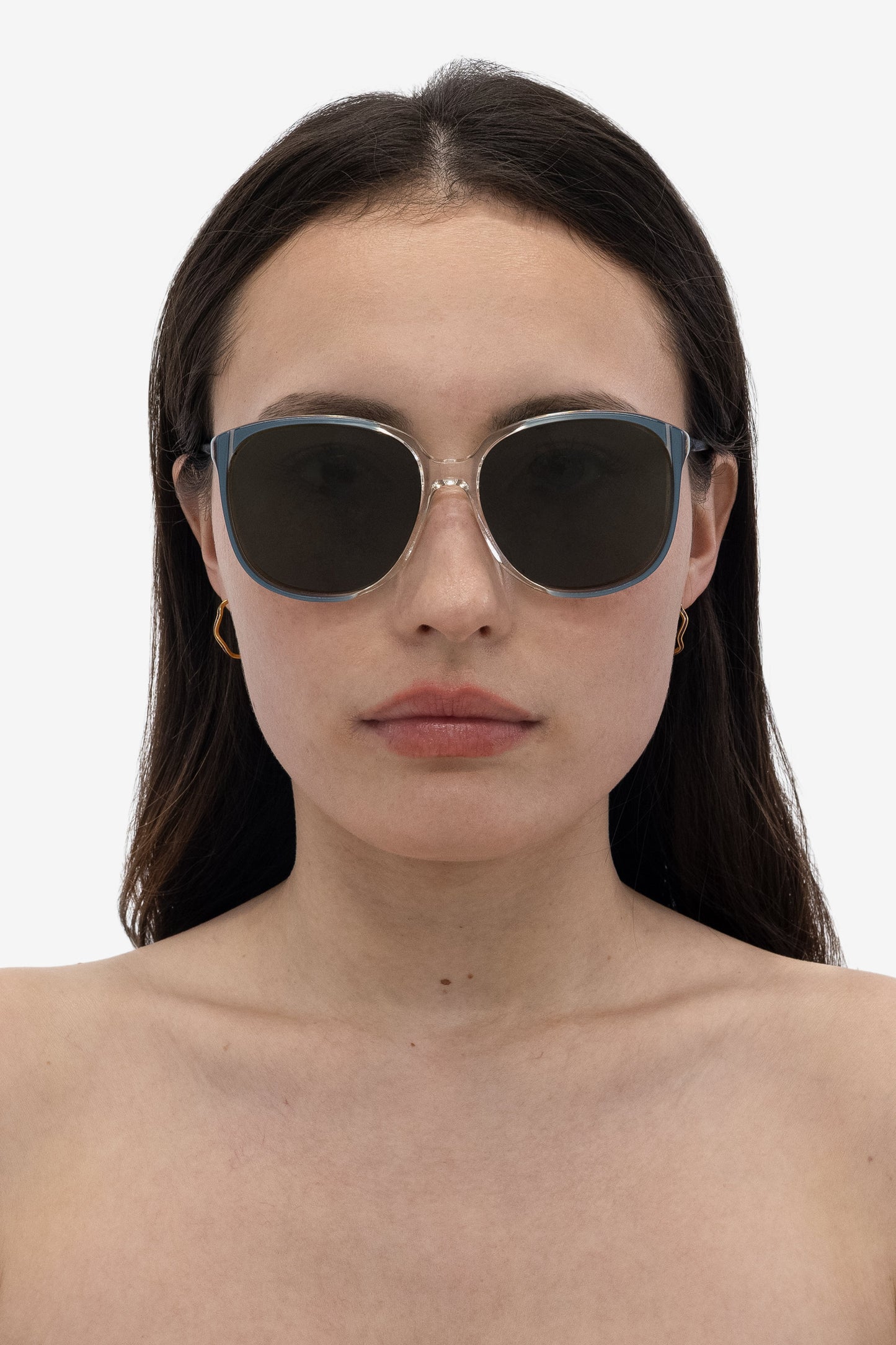 JWLWEH - Wavy Enameled Hoop Earrings