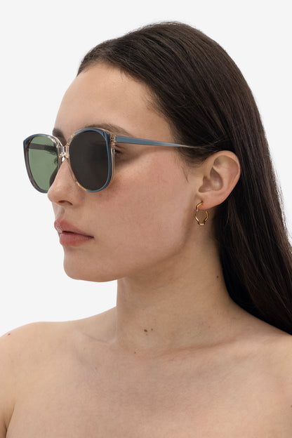 JWLWEH - Wavy Enameled Hoop Earrings