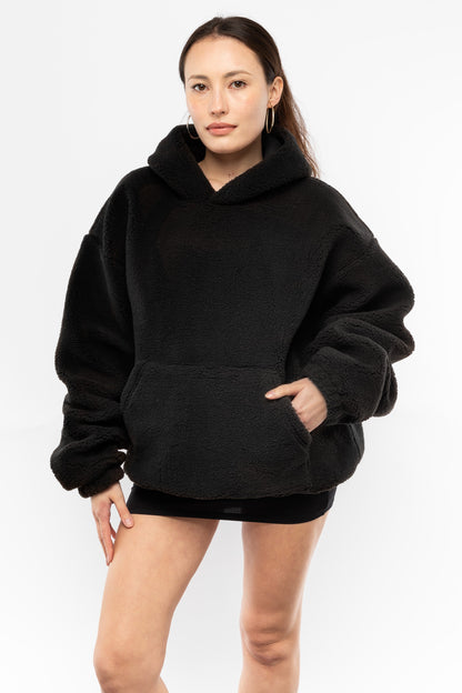SHR4249 - Unisex Sherpa Pullover Hoody