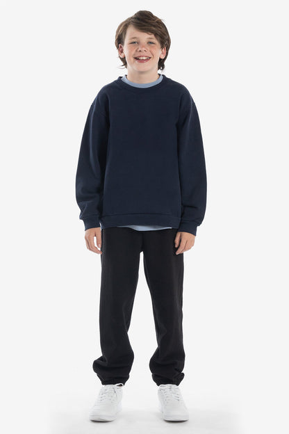 HF107GD - Kids Heavy Fleece Garment Dye Crew Sweatshirt