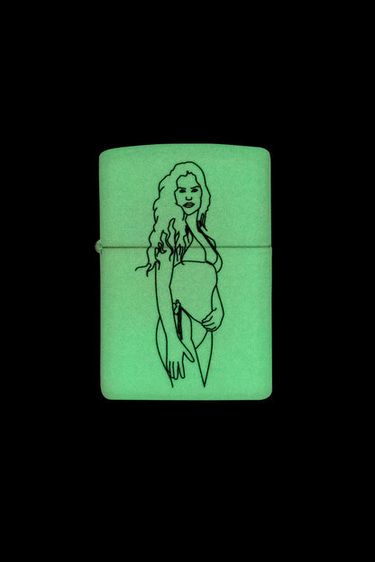 LZIP92 - LAA Girls Zippo Lighter