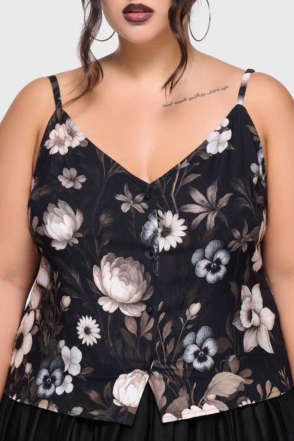 Stellar Hour Button Up Cami Top