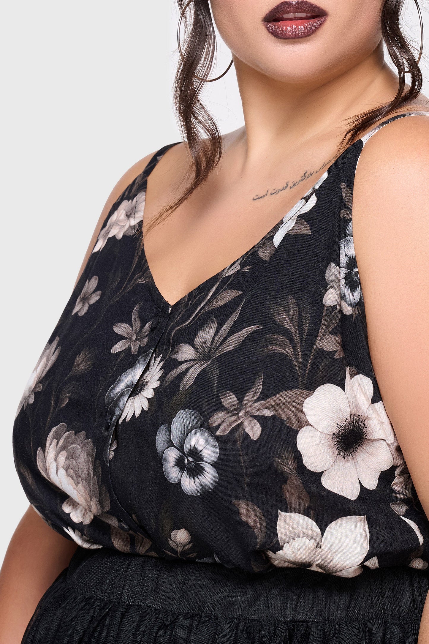 Stellar Hour Button Up Cami Top