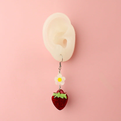 Strawberries On A Summer Evening' Earrings