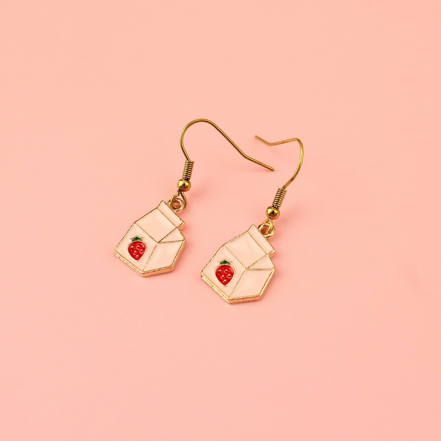 Strawberry Milk Earrings