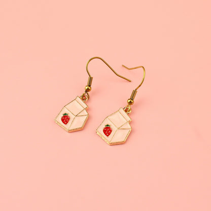 Strawberry Milk Earrings