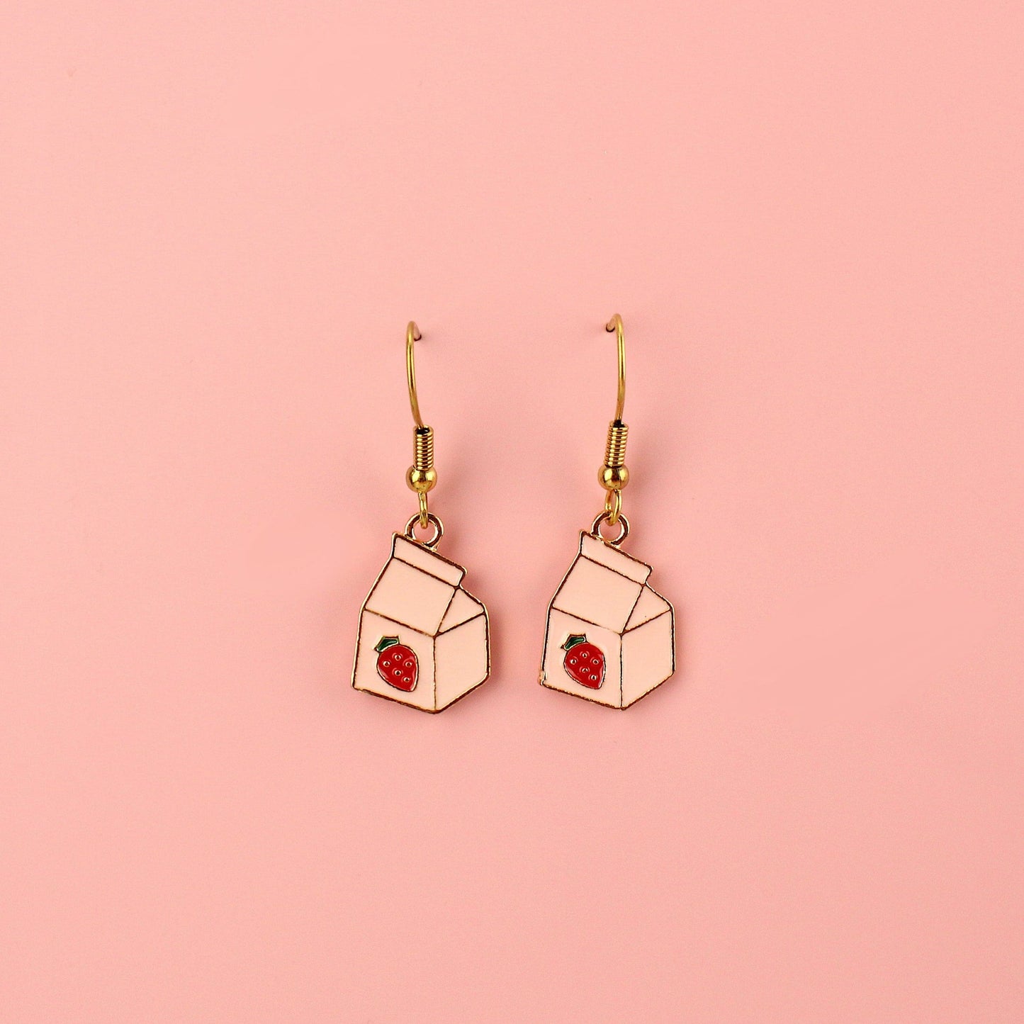 Strawberry Milk Earrings