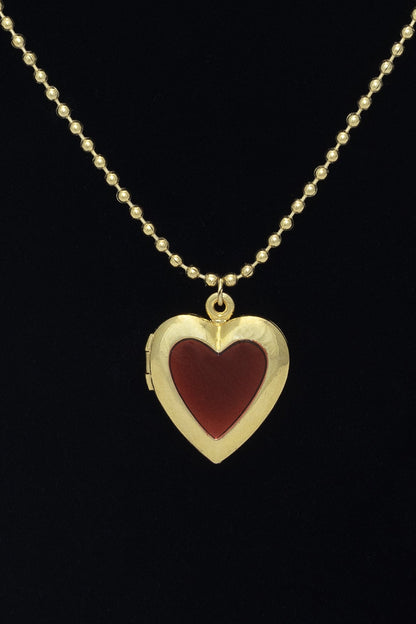 JWLEHL - Enameled Heart Locket