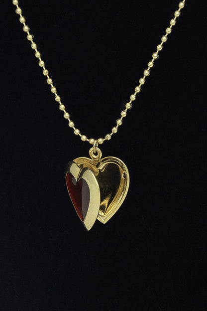 JWLEHL - Enameled Heart Locket