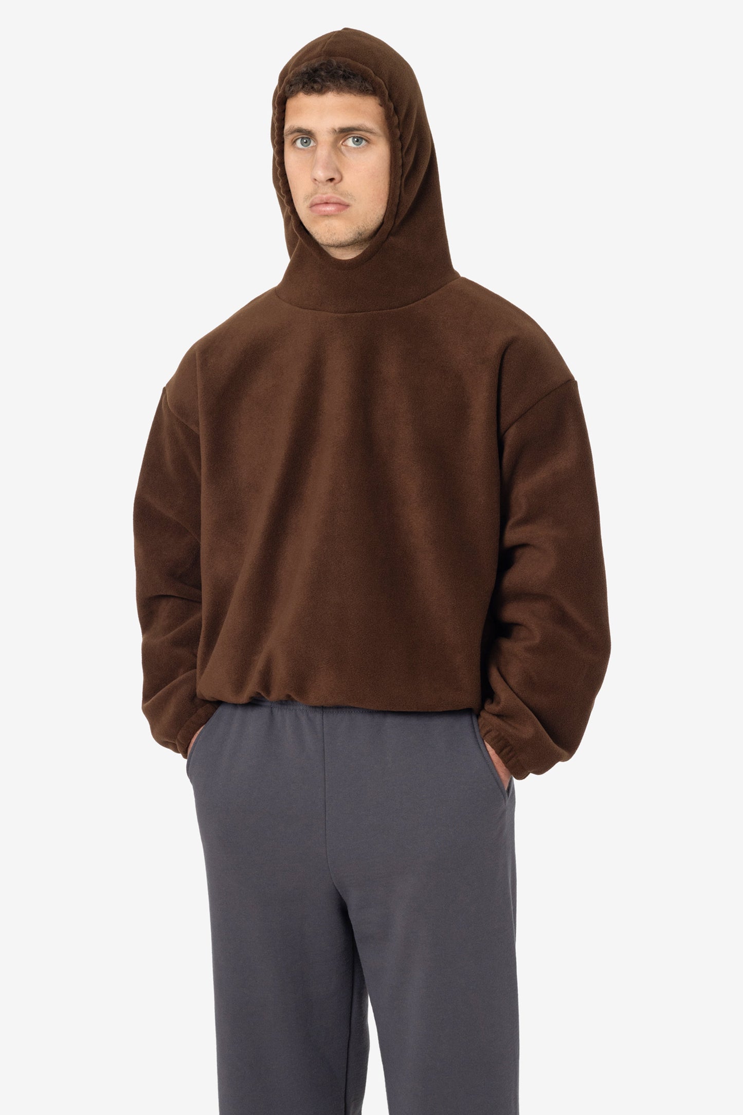 PF409 - Polar Fleece No Pocket Hoodie