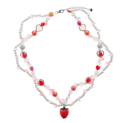 Strawberry Sweetheart Necklace