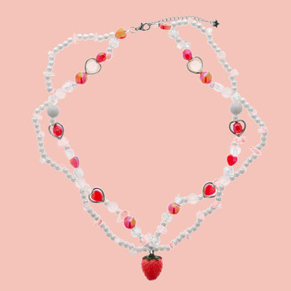 Strawberry Sweetheart Necklace