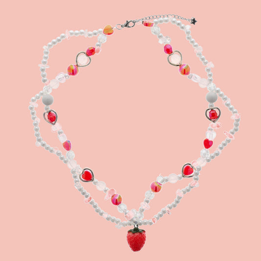 Strawberry Sweetheart Necklace
